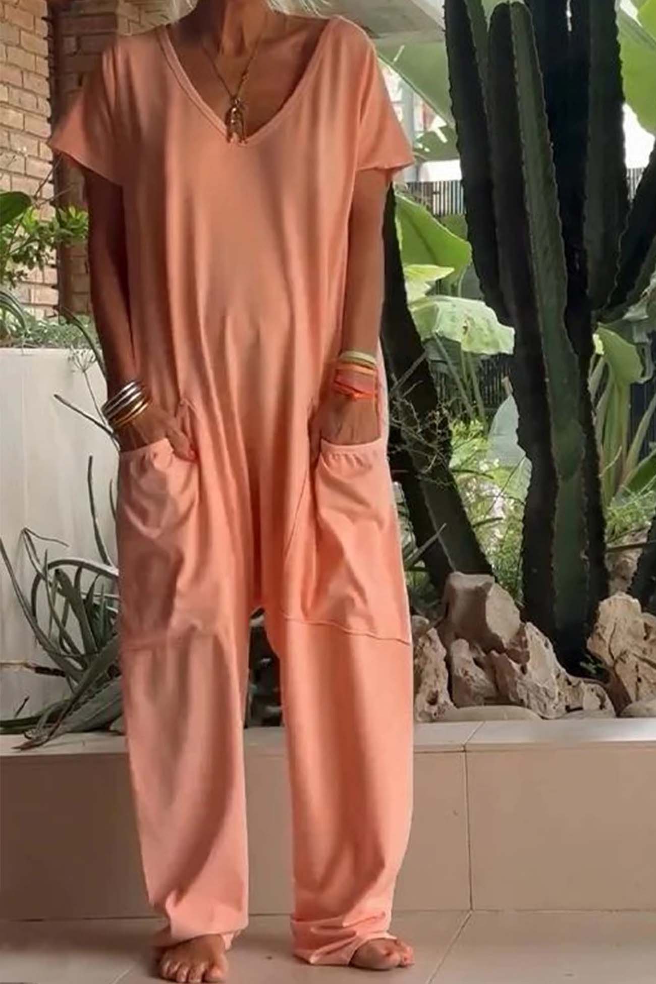 Reshiel™ - Avslappet Stil Jumpsuit